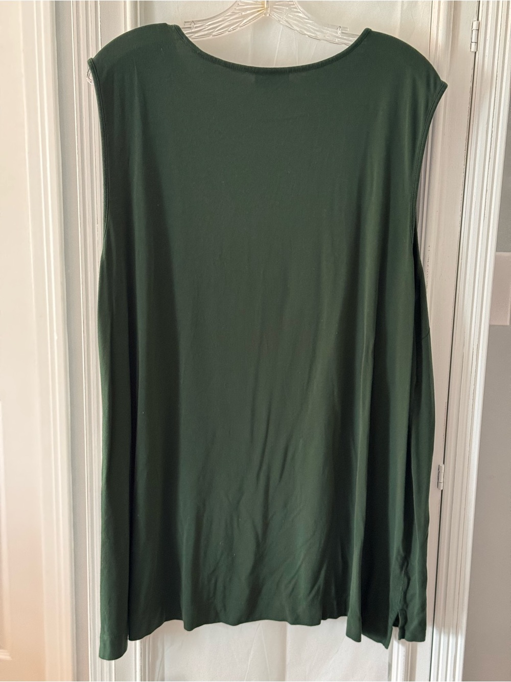 J. Jill Wearever Green Button-Front Long Sleeve Tunic Dress and Tank Size 3X - Picture 7 of 7